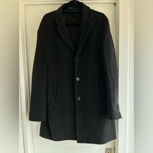 John Varvaros Wool Pea Coat